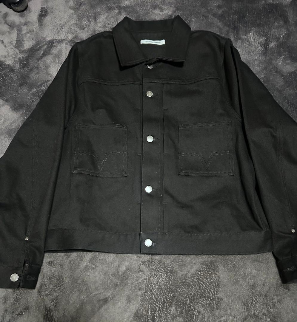 NO MAINTENANCE HAZE TRUCKER JACKET Mサイズ