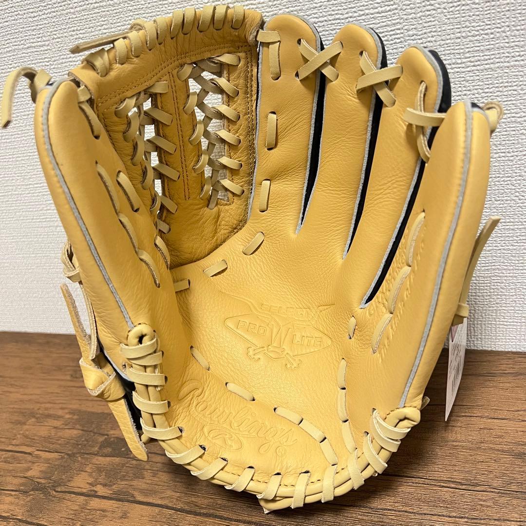 【未使用品】一般軟式・大人用 グローブ ローリングス オールラウンド キャメル