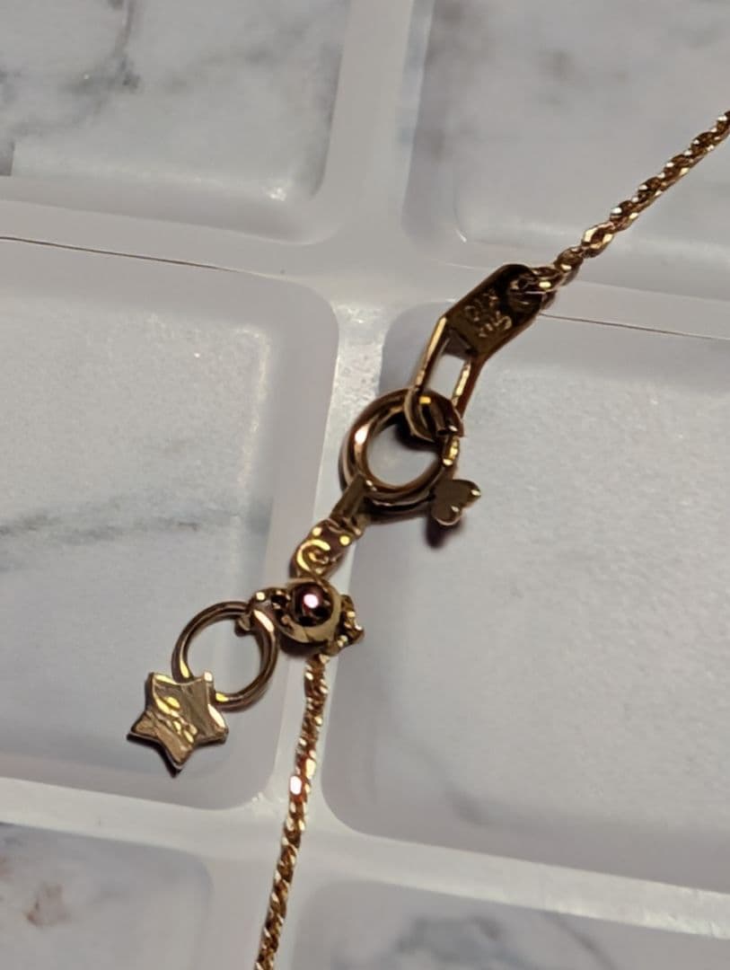 STAR JEWELRY K10 チェイン GOLD CHAIN 60cm