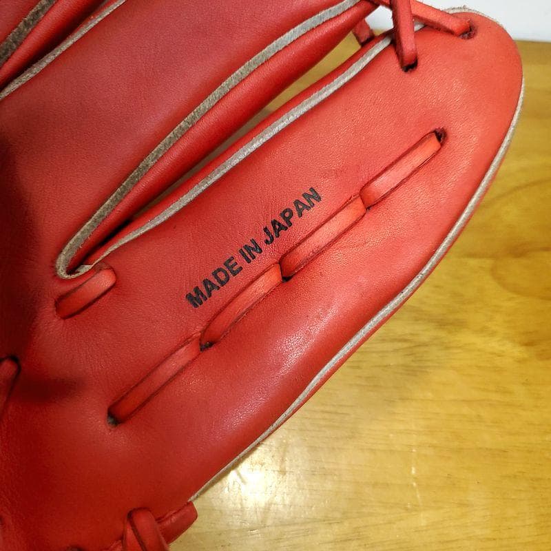 デサント 日本製 新庄剛志モデル シルエットデザイン 外野用 軟式グローブ