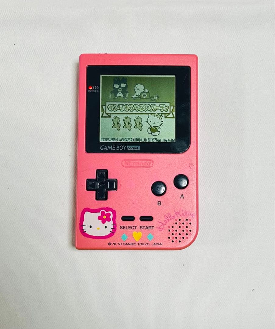 ニンテンドー　ゲームボーイポケット　ハローキティーちゃん　限定版