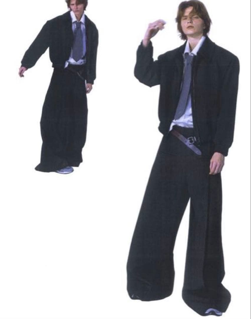 Fax Copy Express ワイドスラックス Sサイズ ブラック