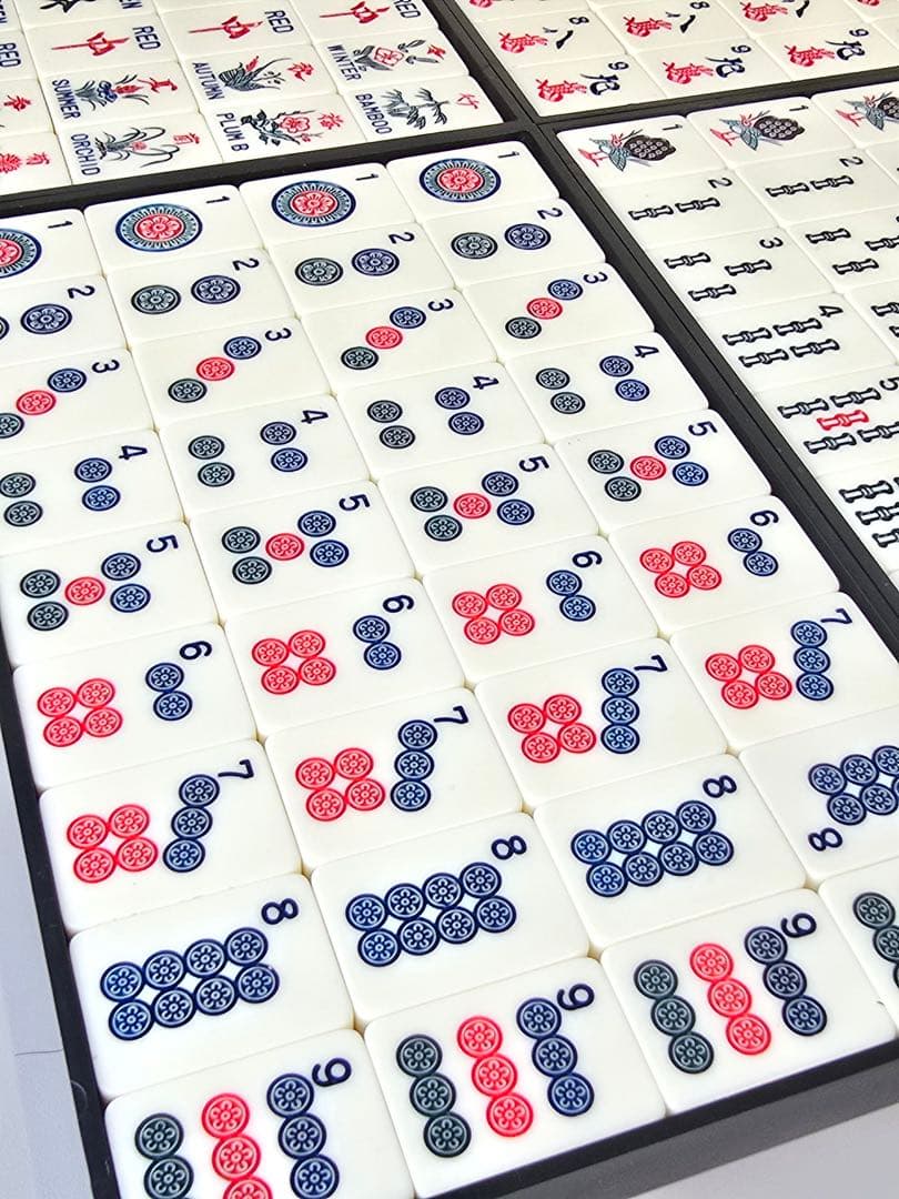 ★希少•英語表記ヴィンテージ牌★【海外仕様 オールホワイト ジャンボ牌】