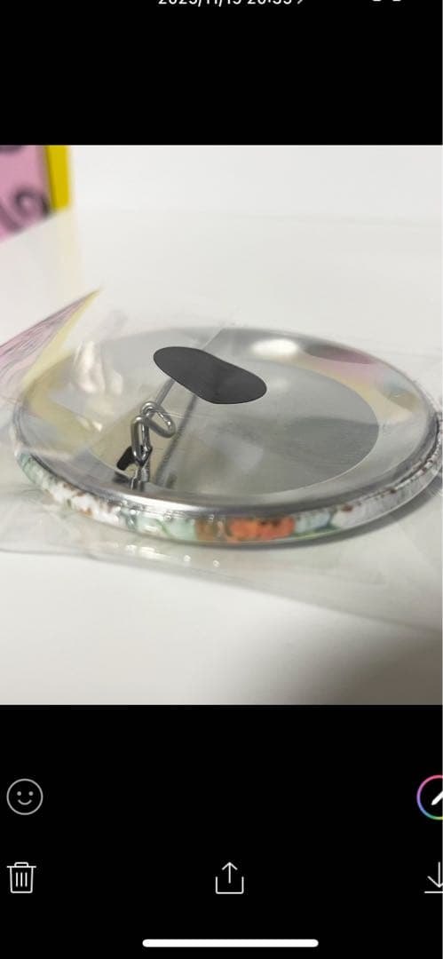 エヴァンゲリオン　綾波レイ　缶バッジ