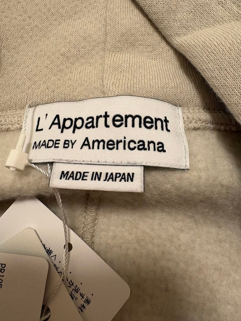 新品未使用タグ付L'Appartement★Americanaジップフーディ