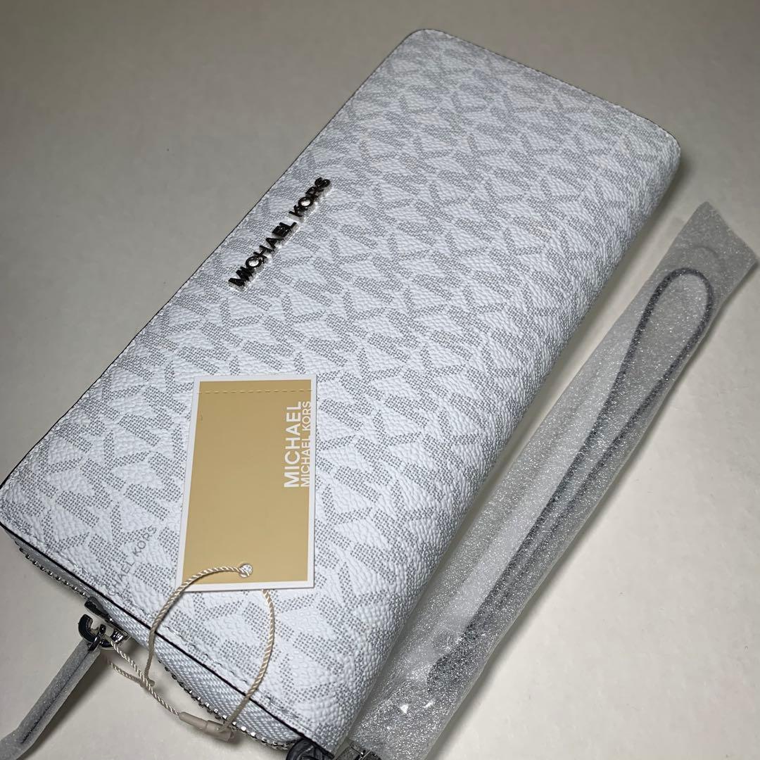 新品MICHAEL KORS マイケルコース 長財布　レディース　White