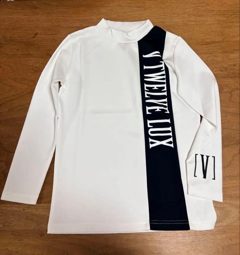 【新品タグ付】 V TWELVE L/S LINE MOCK ホワイト