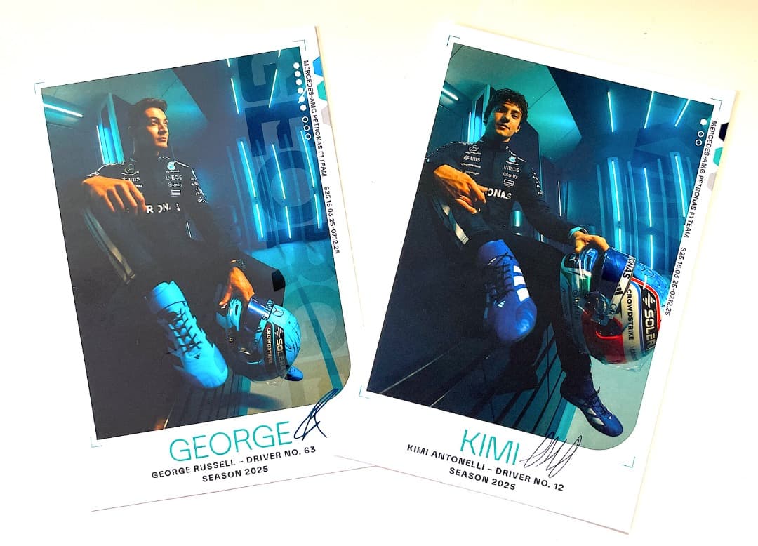 2025年ルイス・ハミルトン・ドライバーズカード&メルセデス・ドライバーズカード