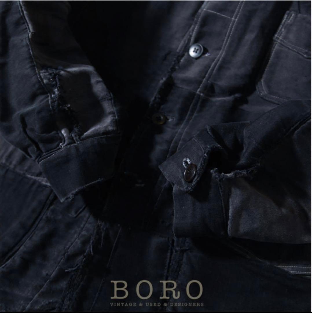 ザ*ザ様 30s LE MONT ST MICHEL ブラックモールスキンジャケ