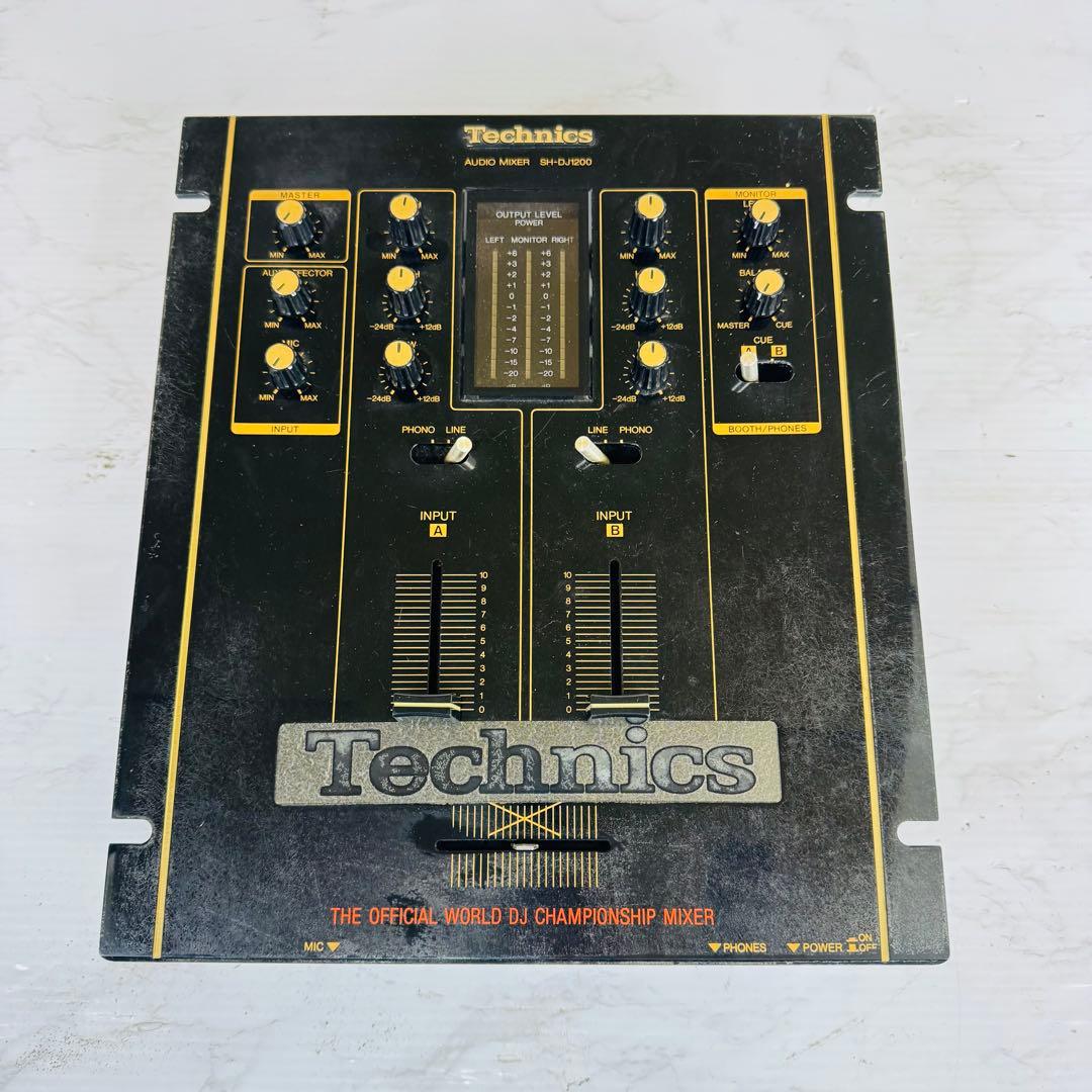 Technics　SH-DJ1200　DJミキサー　動作品