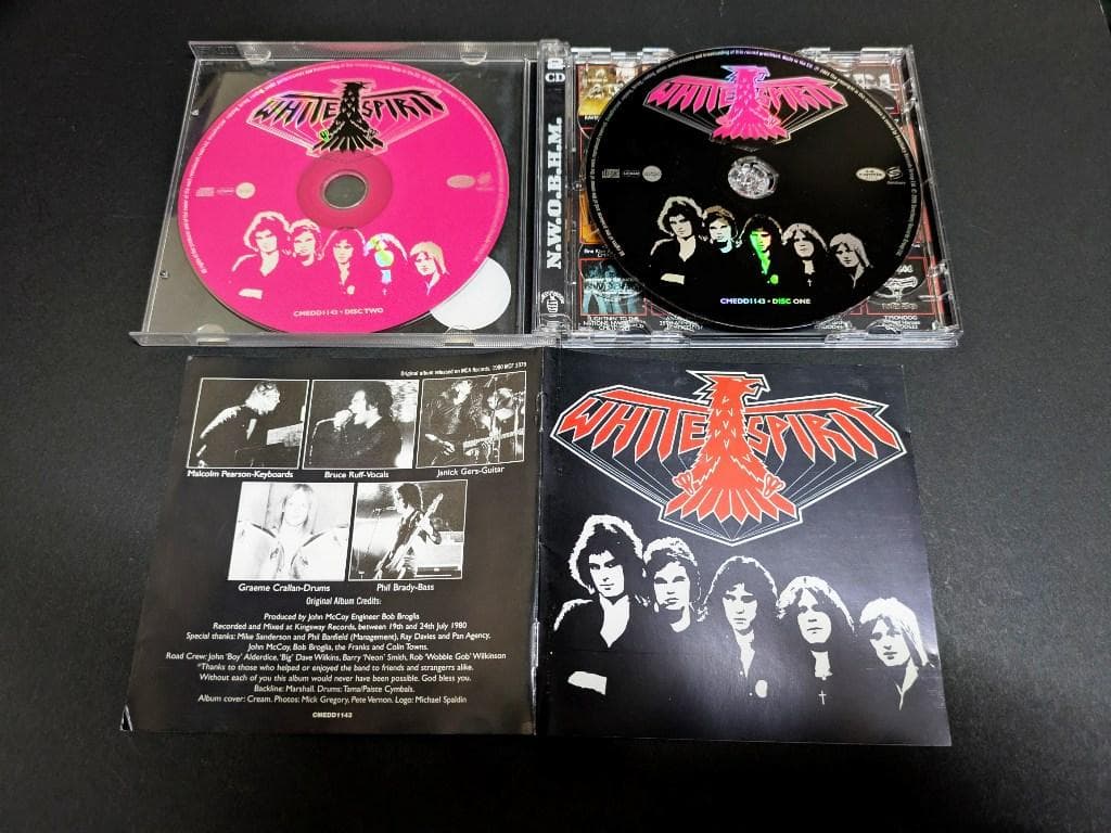 WHITE SPIRIT-s/t 2枚組コンピCD　レア！ NWOBHM