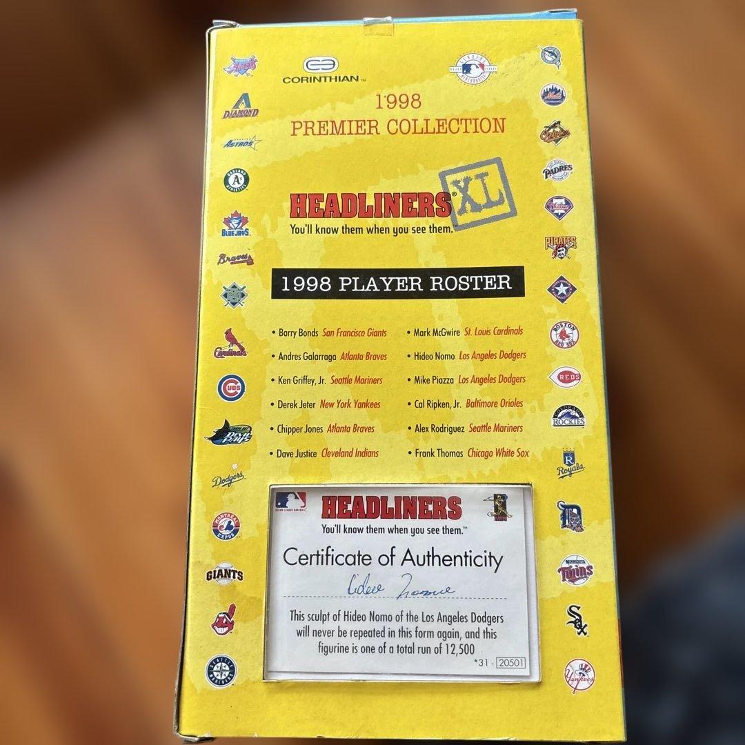 野茂フィギュア　HEAD LINERS ヘッドライナーズ