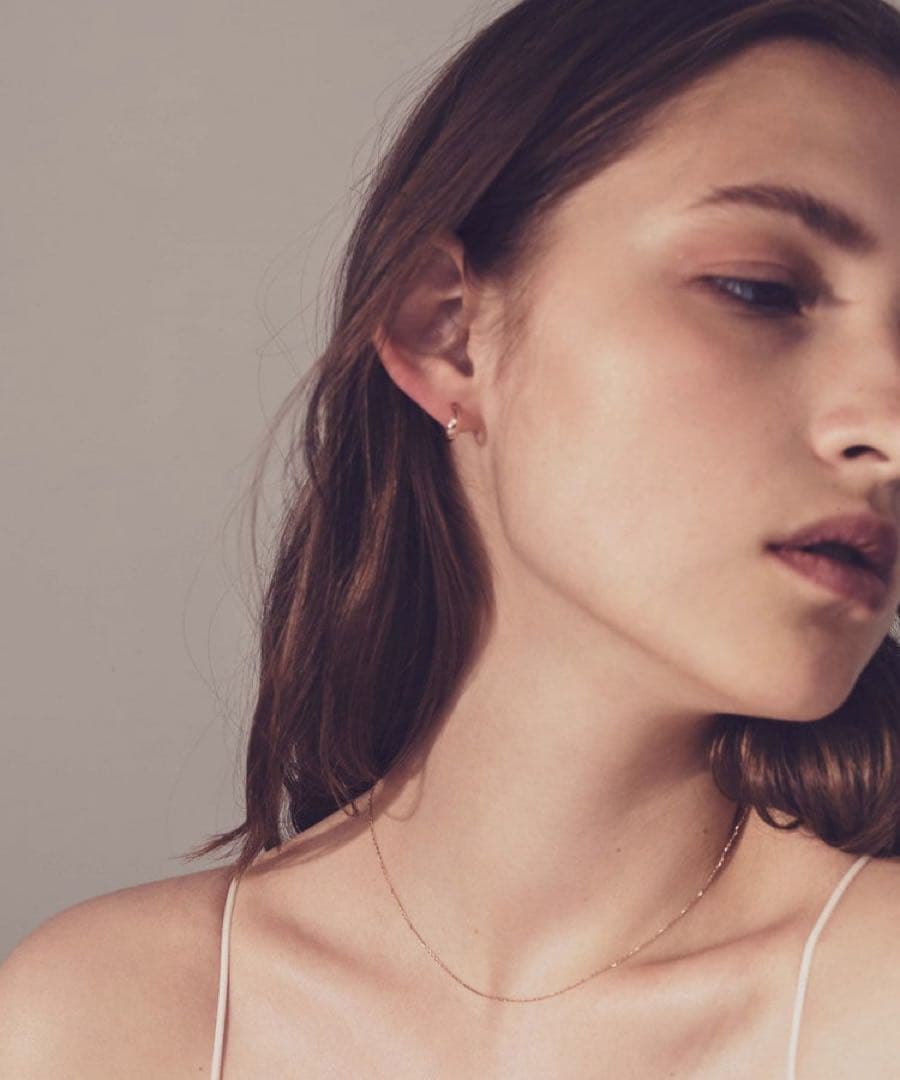 【kei様】ete ミラーカットチェーン ネックレス　ピンクゴールド