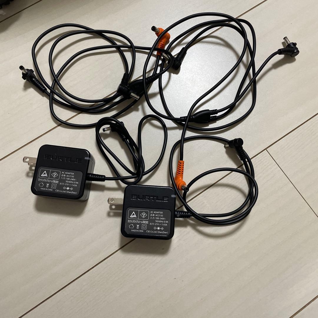 【ジャンク品】BURTLE 空調服ファンセット 19Vバッテリー付き