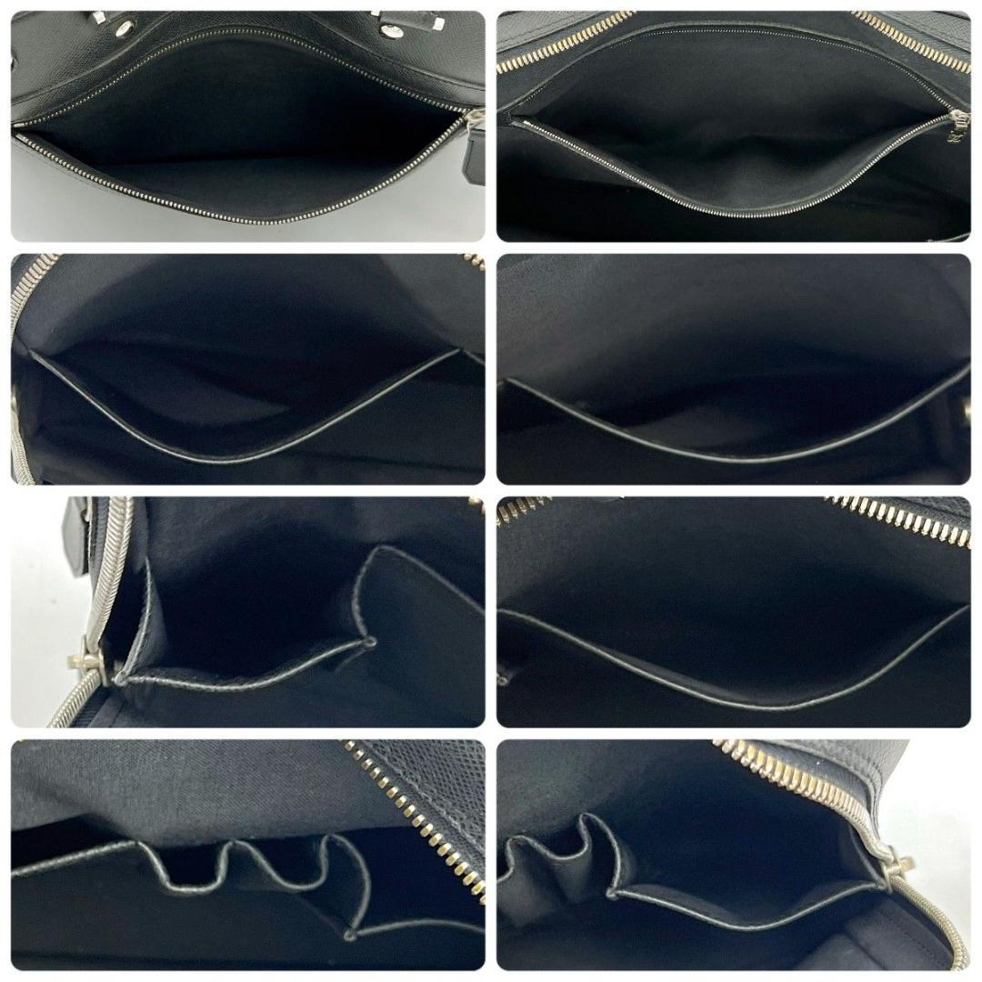 ルイヴィトン アレクサンダー タイガ ダークグレー ビジネス 斜め掛け シルバー