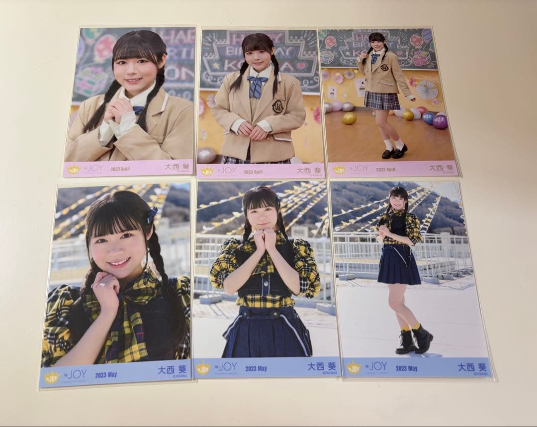 【即購入◎】≒JOY ニアジョイ 大西葵 生写真 22コンプ まとめ売り