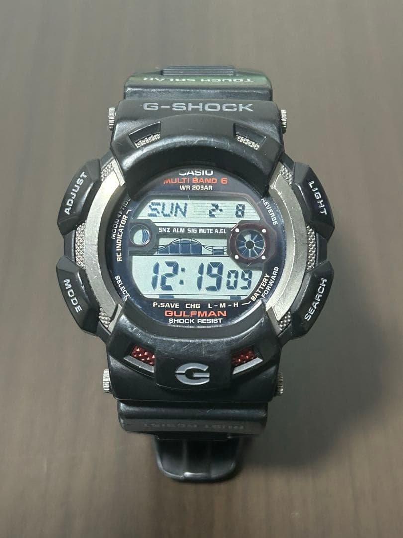 CASIO G-SHOCK GULFMAN 電波ソーラー チタン