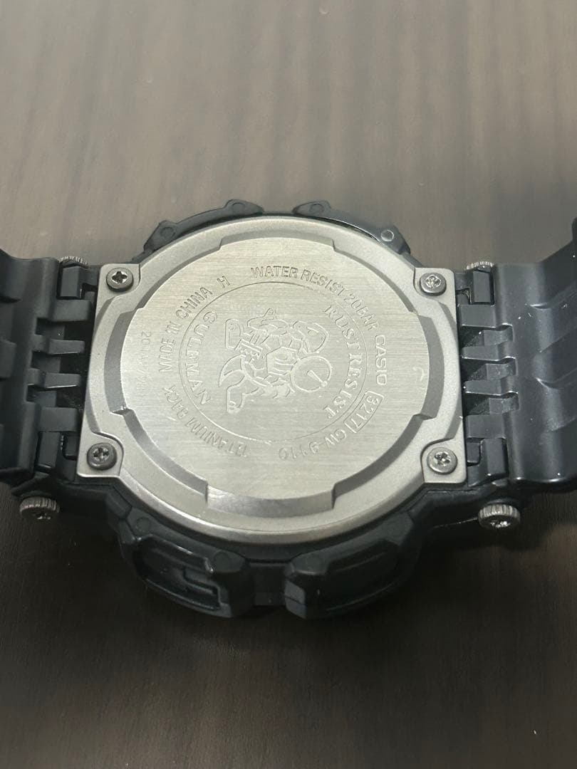 CASIO G-SHOCK GULFMAN 電波ソーラー チタン