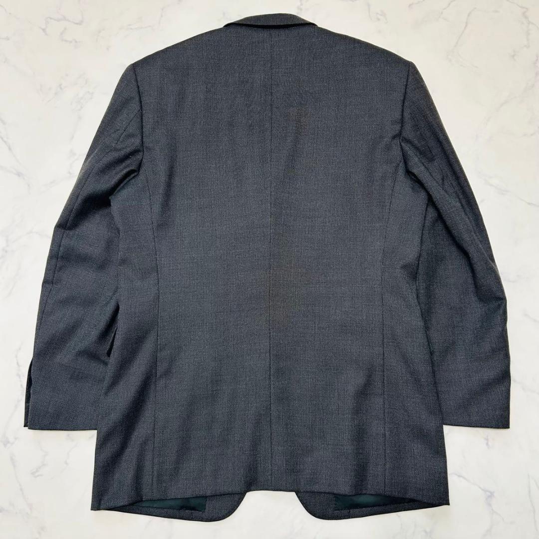 【美品】ポールスミス イタリア生地チェルッティ スーツ セット ダークグレー M