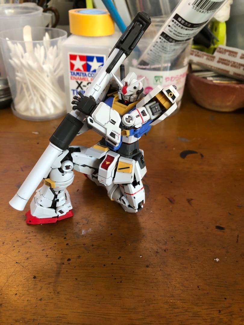 海外製プラモデル　1/144改造パーツ使用　ガンダム7号機