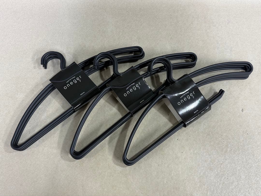 未使用品 drip oneger 引き出しをなくすハンガー ブラック 15本
