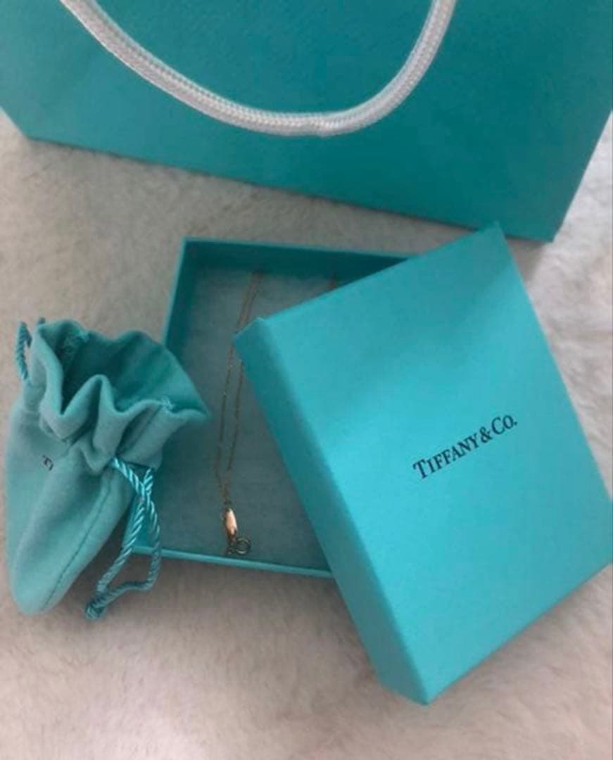 ティファニー ネックレス ダイヤモンド ローズゴールド　18K