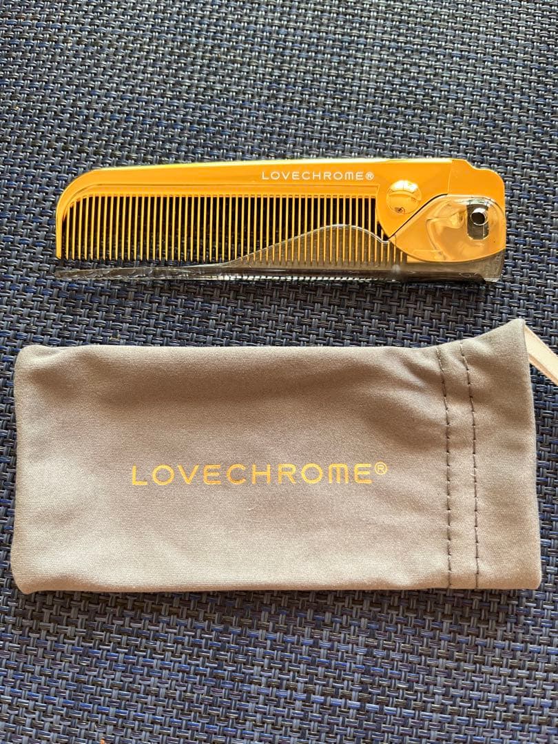【値下げ中】 新品未使用 ラブクロム　LOVECHROM コーム　ゴールド