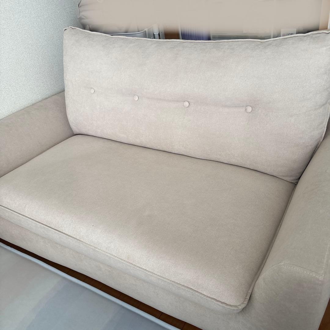 ニトリ　カジュアルソファ(パック3 be)