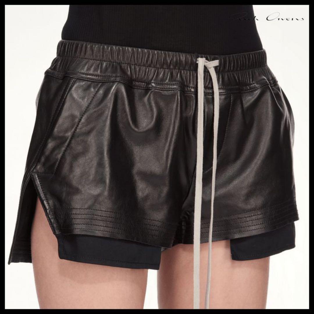 a様　Rick Owens FOG Boxers Black Shorts