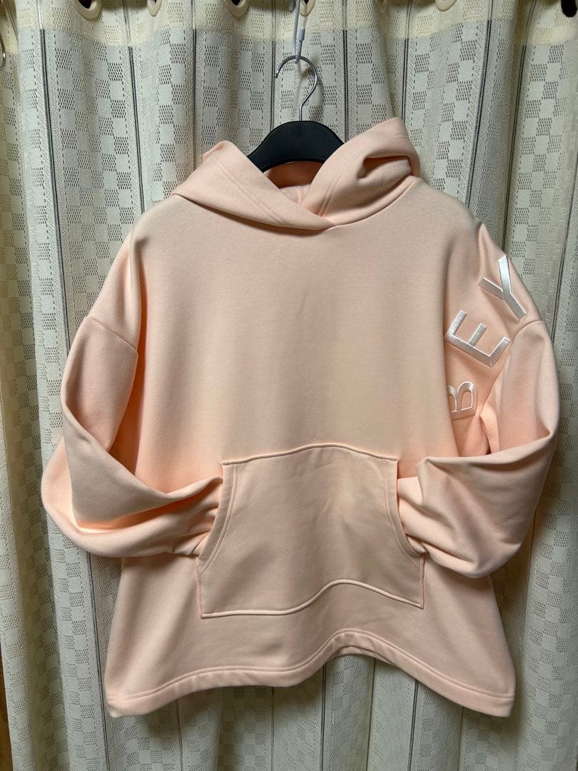 新品！クールカレアン カジュアル ピンク パーカー フード付き