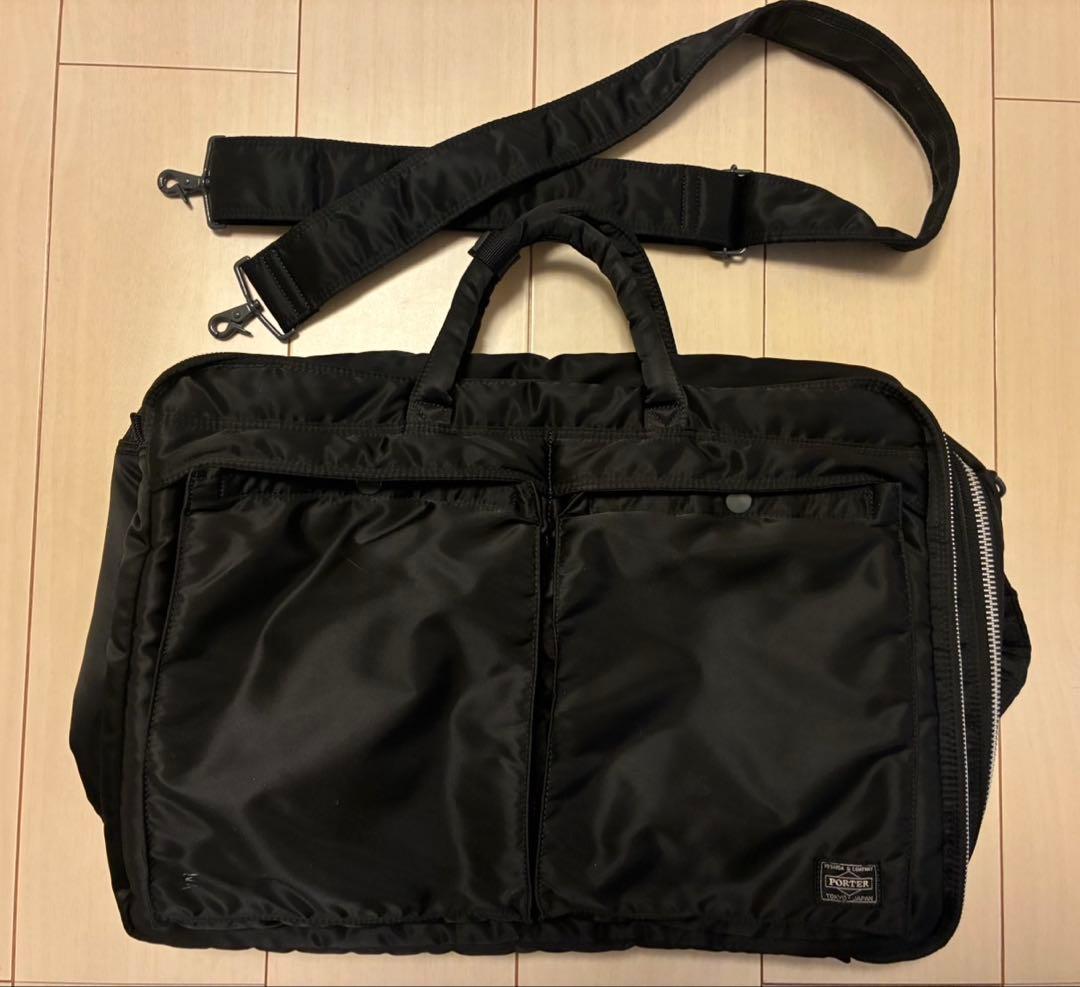 ポーター タンカー 3WAY ブリーフケース黒 （2層タイプ）　希少 廃盤