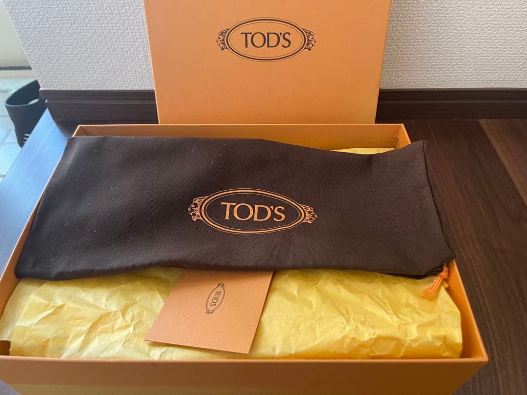 TOD'S 黒 ローファー 高ヒール ゴールド金具