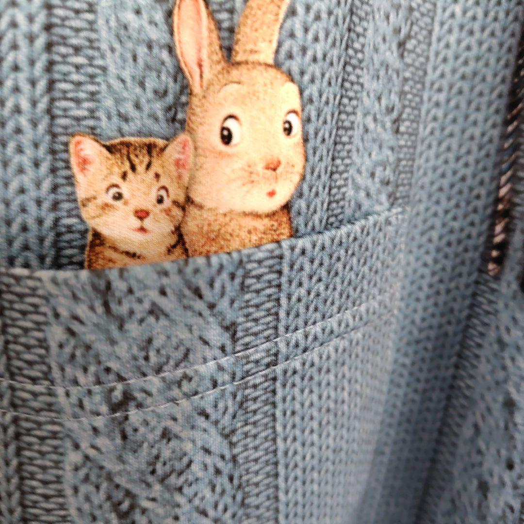 クニオコレクション 長袖チュニック M 青