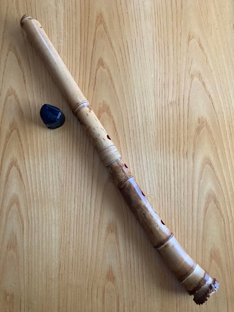 琴古流尺八　月舟銘二尺管 二印