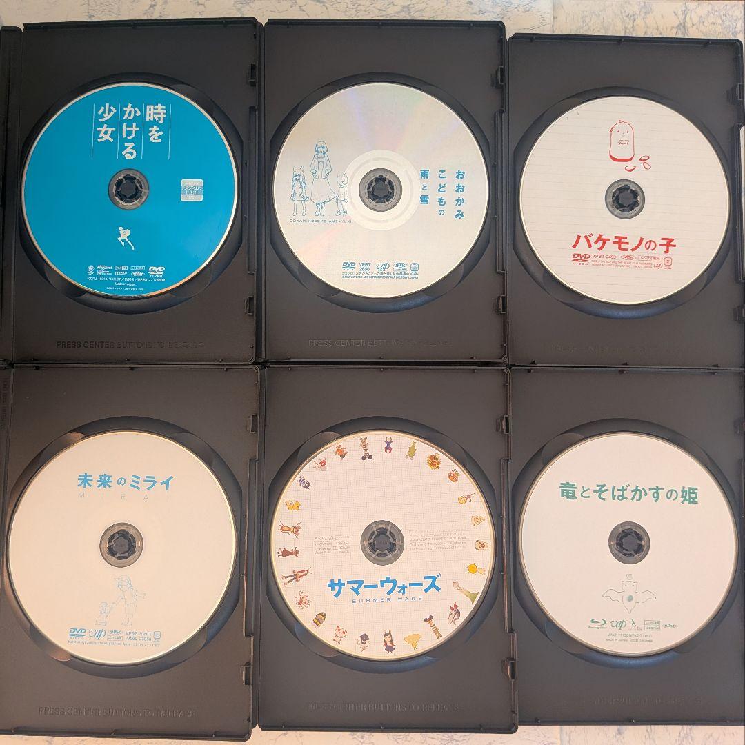 DVD　映画 時をかける少女、おおかみこどもの雨と雪　他　計6巻　新品ケース付