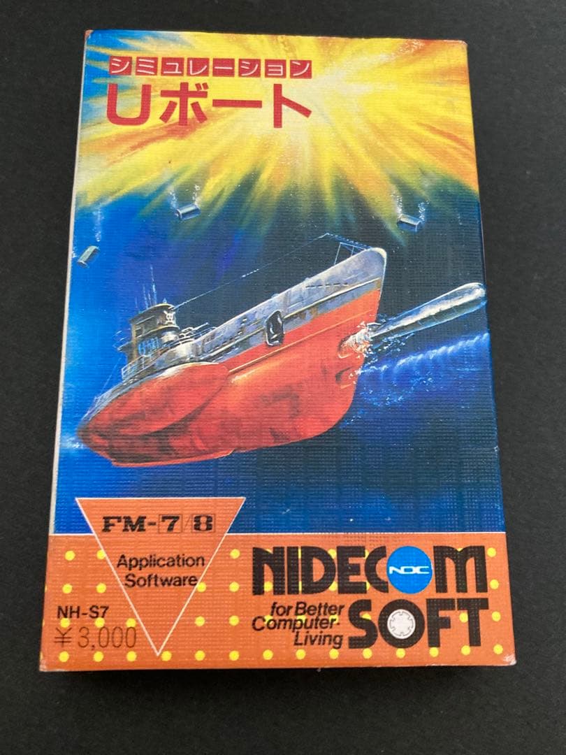 NIDECMSOFT Uボート カセットFM7 FM8 NH-S7 動作未確認品
