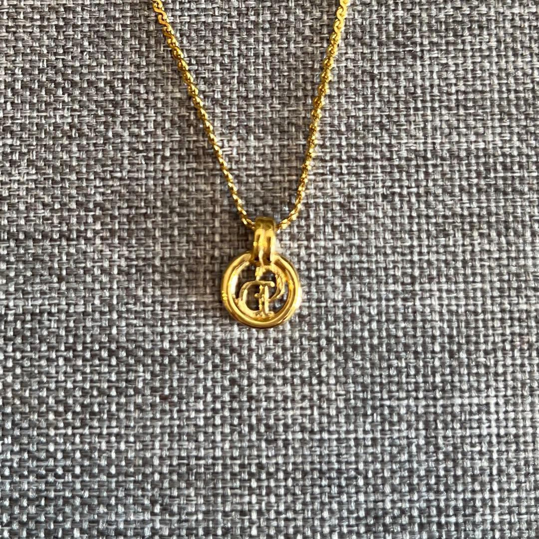 Christian Dior ディオール ネックレス ロゴ