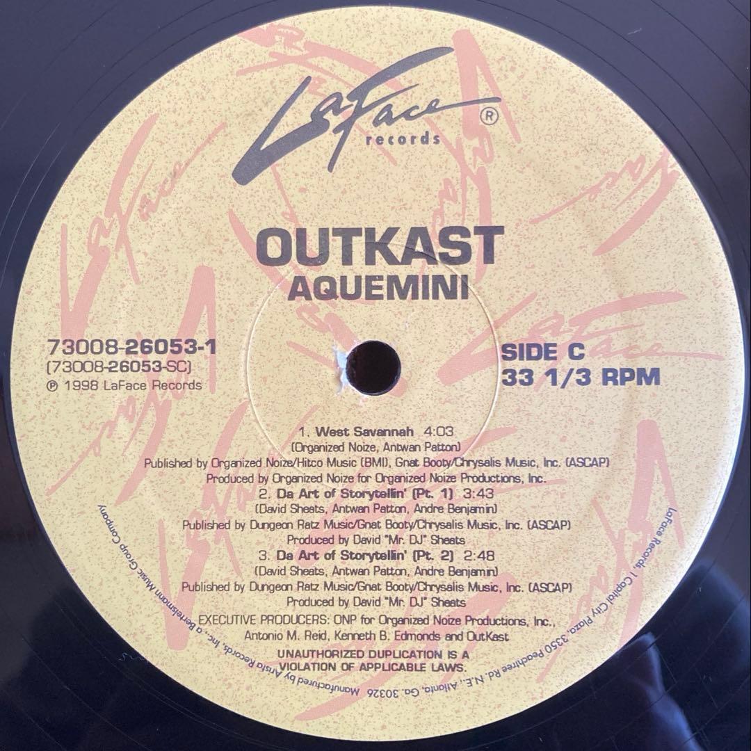 【3LP】OutKast - Aquemini アナログ盤 送料込み