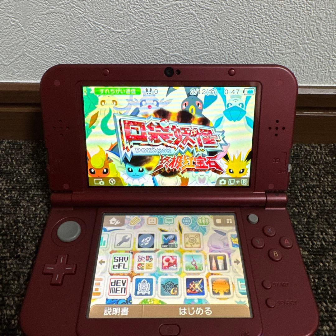 Newニンテンドー3DS LL メタリックレッド