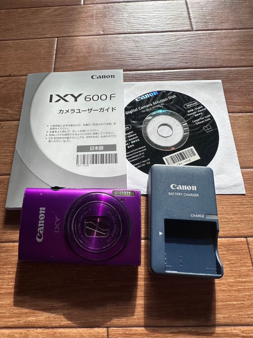 【Canon】IXY 600 F デジタルカメラ パープル