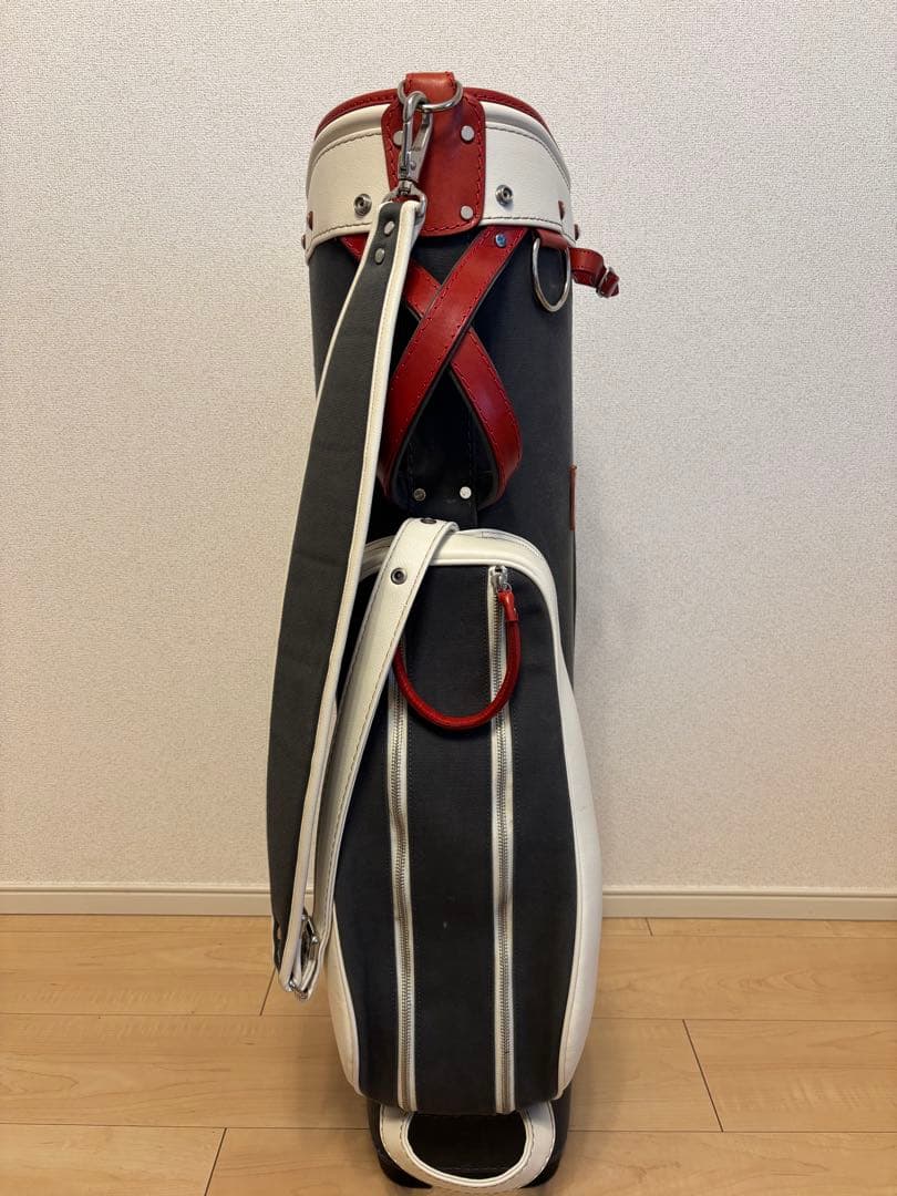 木の庄帆布　クロスハンドル　カートキャディバック