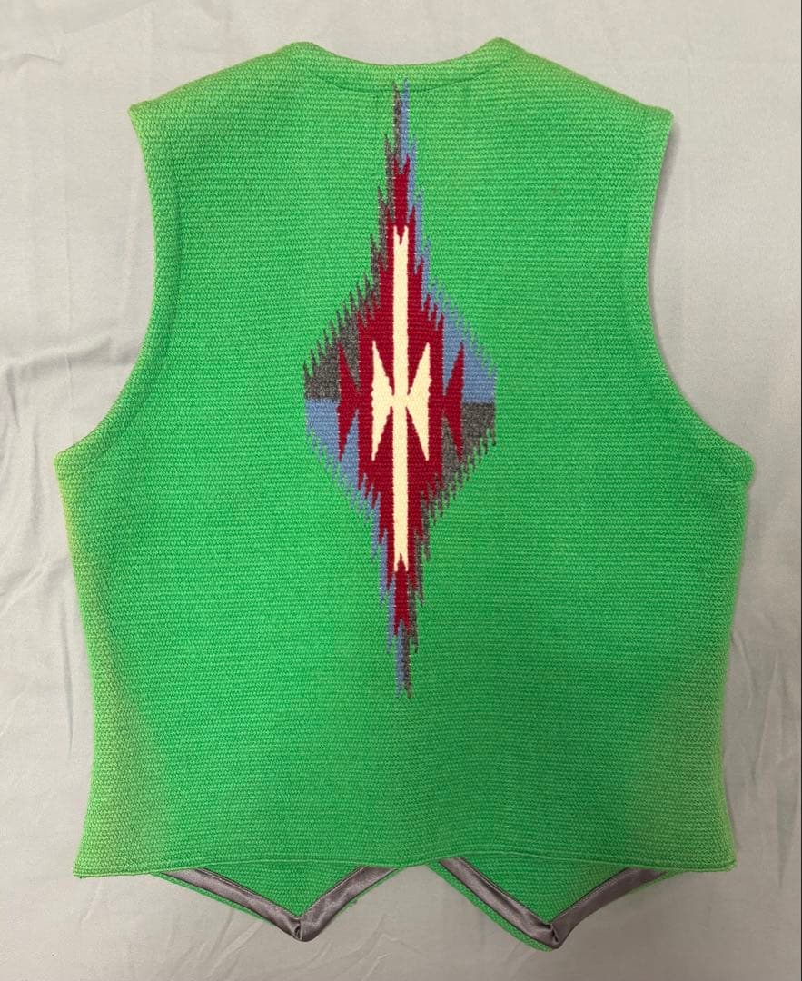 ORTEGA'S チマヨ　ベスト　グリーン