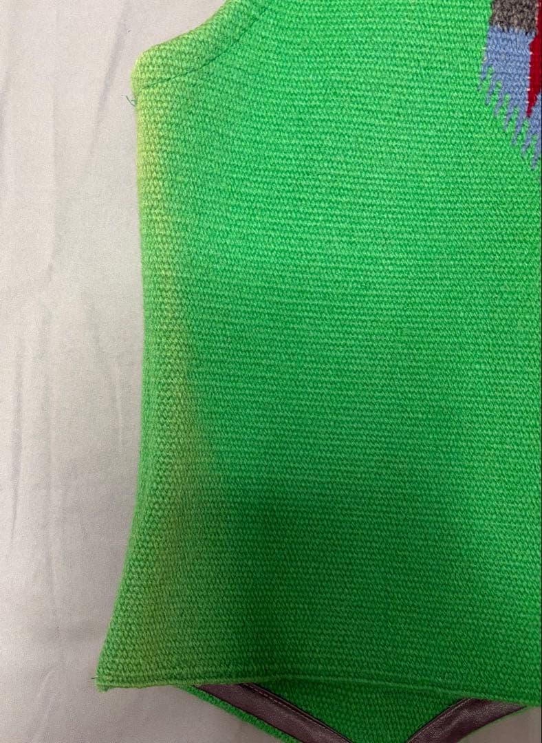 ORTEGA'S チマヨ　ベスト　グリーン