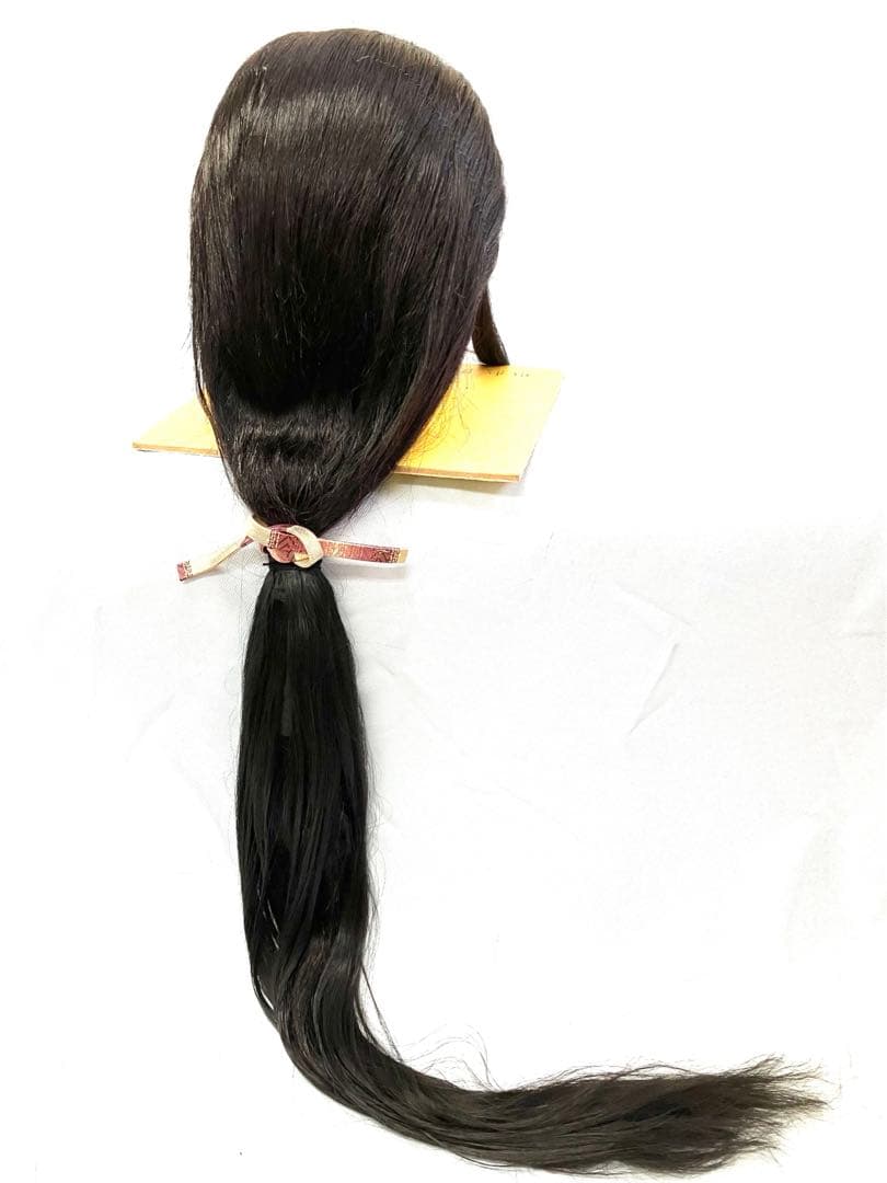 垂髪、今西かつら、黒髪、Mサイズ、中古舞踊かつら、大衆演劇かつら、日本髪かつら