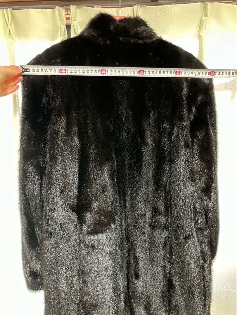 【希少】ヴィンテージ リアルファー ミンクコート ダーク 毛皮 サガミンク相当