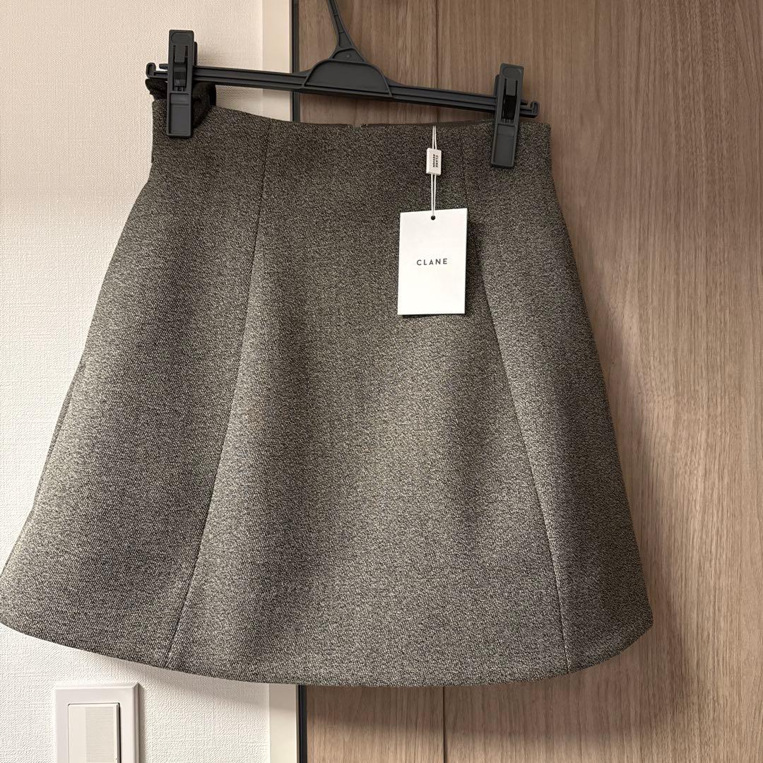 クラネ　CLANE CONSTRUCTIVE MINI SKIRT MIX