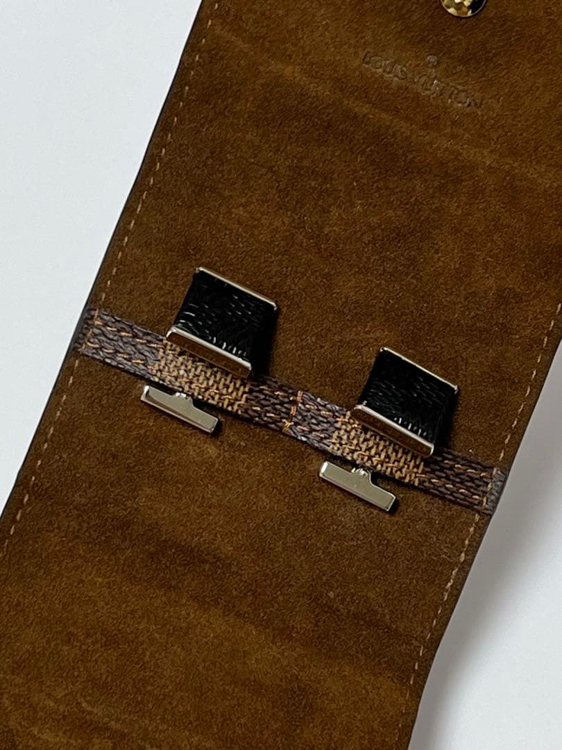 ルイヴィトン カフス レザー カフリンクス