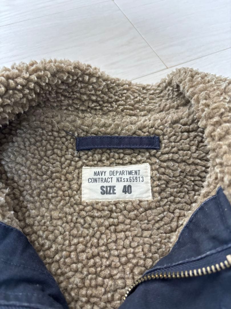 U.S.N. ミリタリーWAIPERデッキジャケット