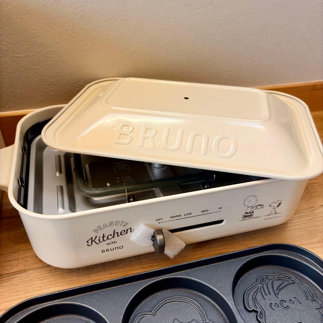 【新品】BRUNO コンパクトホットプレート スヌーピー コラボ BOE070