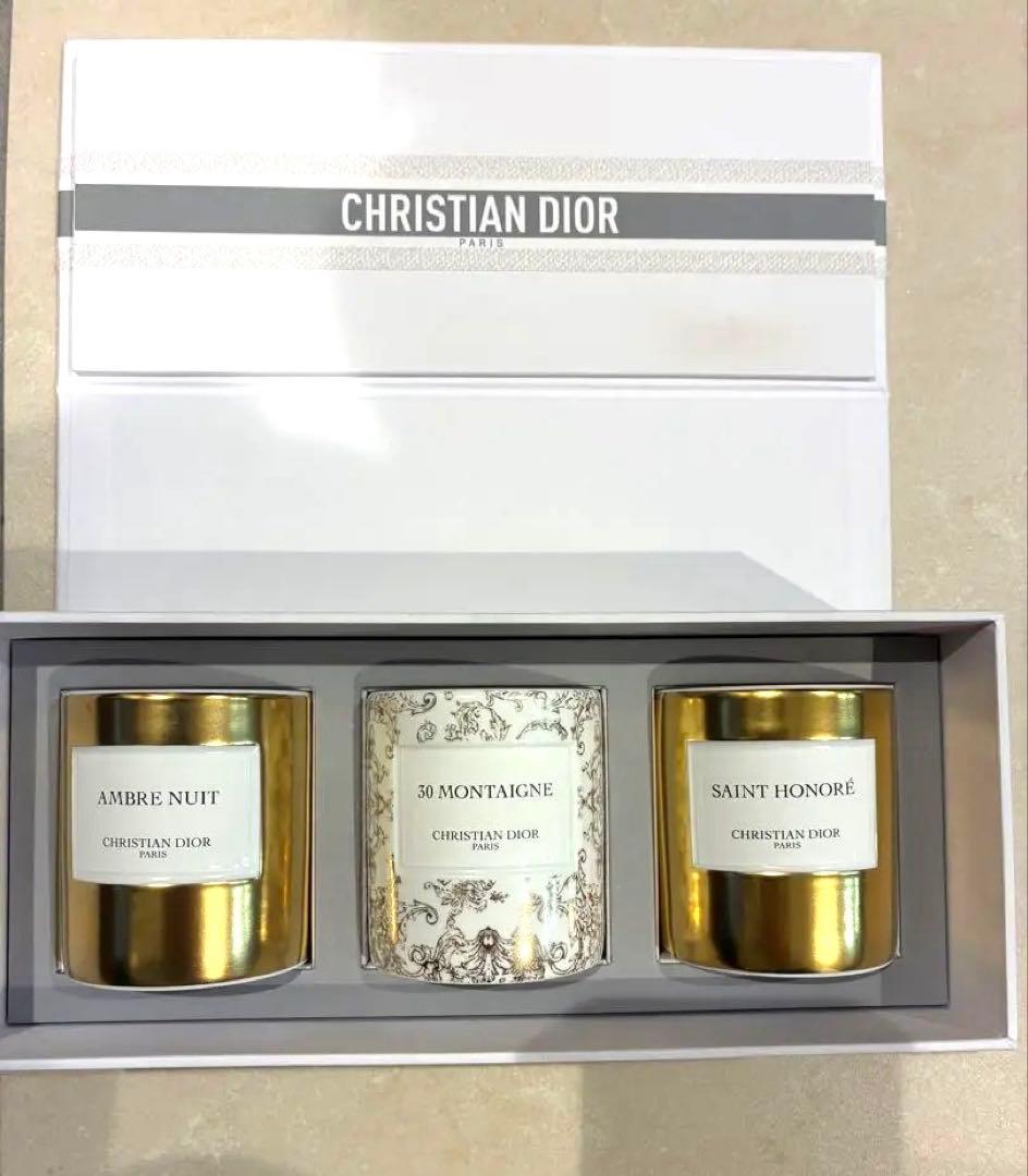 新品未使用！早い者勝ち！CHRISTIAN DIOR キャンドル 3個セット